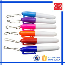 Hot selling Ring Hole Mini Permanent Waterproof Marker Pen